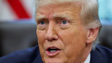 El presidente de Estados Unidos, Donald Trump, en la Oficina Oval de la Casa Blanca en Washington, D.C., EE. UU., el 15 de septiembre de 2025.