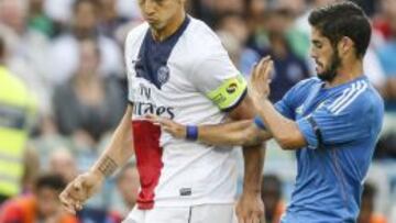 Isco, con Ibrahimovic.