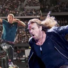 El momento en el que Chris Martin hizo un Fher de Maná