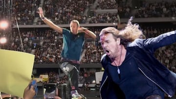El momento en el que Chris Martin hizo un Fher de Maná