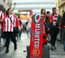 Bilbao se desborda en la previa del envite ante el United