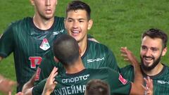 El golazo de César Montes en su debut con el Lokomotiv de Moscú