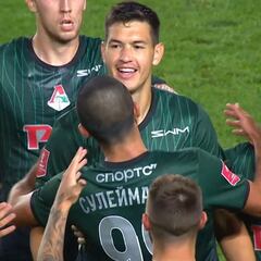 El golazo de César Montes en su debut con el Lokomotiv de Moscú