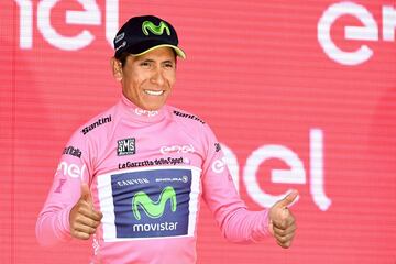 A dos etapas del final, Nairo se viste de rosa en el Giro de Italia