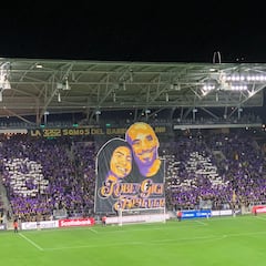 LAFC recuerda a Kobe Bryant con un mosaico a lado de su hija Gianna