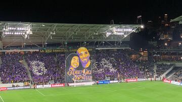 En el marco de lo que iba a ser el cumpleaños 44 de Kobe Bryant, LAFC recordó aquel mosaico que le dedicaron en Los Ángeles junto a su hija Gianna.