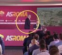 El 'incidente' de Mou en su presentación con la Roma: hasta sacó aplausos