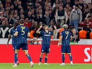 First-half goals from Terem Moffi and Rodrigo Mora given Porto the advantage going into next week’s second leg in Portugal.