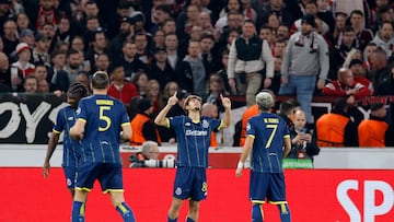 First-half goals from Terem Moffi and Rodrigo Mora given Porto the advantage going into next week’s second leg in Portugal.