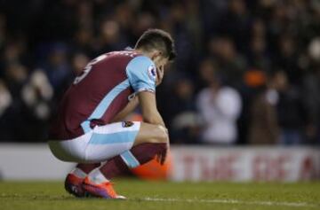 El zaguero de West Ham ha disputado 22 partidos, lejos de los 38 y 37 que disputó en las dos campañas anteriores. Fuente: sitio web de estadísticas Squawka.