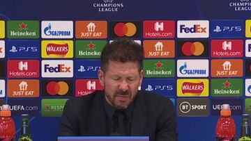 Simeone: "Estoy amargado"