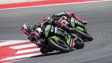 Pilotos de Kawasaki durante el Mundial