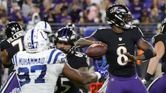 What were the Colts-Ravens player ratings in NFL's Week 5?