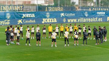 El Villarreal guarda un minuto de silencio y Marcelino manda un comunicado