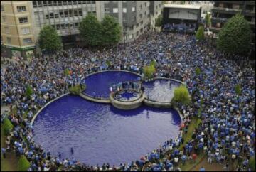 Oviedo celebra el ascenso