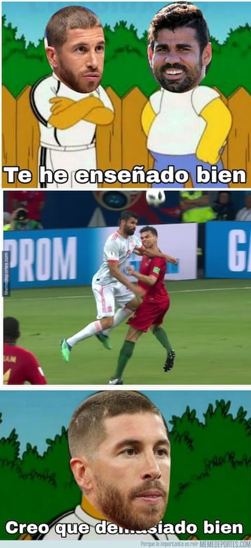 Los mejores memes del Portugal-España