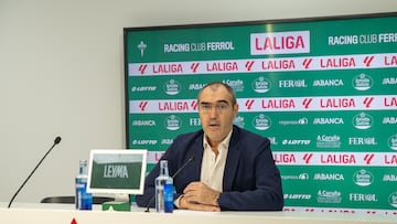 Carlos Mouriz, director general del Racing de Ferrol.