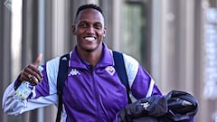 Yerry Mina, defensa colombiano de la Fiorentina