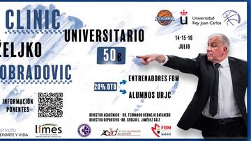 Zeljko Obradovic, en el Primer Clínic Universitario