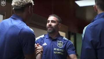 El saludo de Carvajal con Lamine Yamal y Pedri que va a sorprender a más de uno