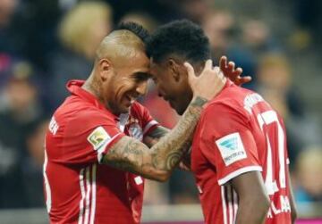 Arturo Vidal fue figura en triunfo de Bayern Munich en Alemania