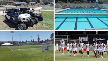 UCLA, cuartel general del Real Madrid en Los Ángeles.
