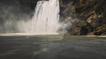 "¿Hay algo detrás de la catarata?" un nuevo éxito viral en Twitter