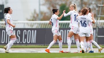 Jugadoras del Real Madrid Femenino.