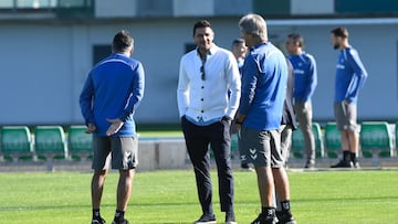 Joaquín, con Pellegrini.