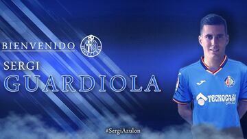 Sergi Guardiola, azulón de forma oficial