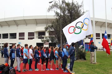 Así fue la Ceremonia de las Banderas en Santiago 2017