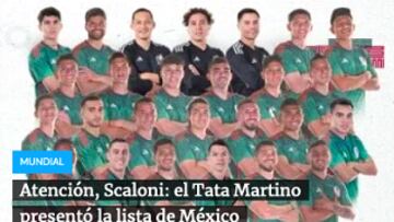Las reacciones en Argentina tras la lista oficial del Tri