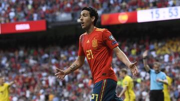 Dani Parejo, jugador de la Selección española