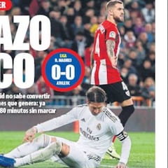 La prensa de Barcelona celebra el pinchazo del Madrid