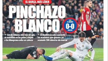 Portada del diario Mundo Deportivo del día 23 de diciembre de 2019.