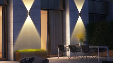 Ilumina tu terraza o jardín con este aplique solar para el exterior, impermeable y con una autonomía de hasta 12 horas