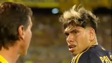 Esta reacción de Palacios causa polémica en Argentina: esto hizo el atacante de Boca
