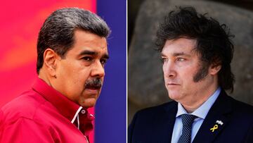 Nicolás Maduro y Javier Milei.