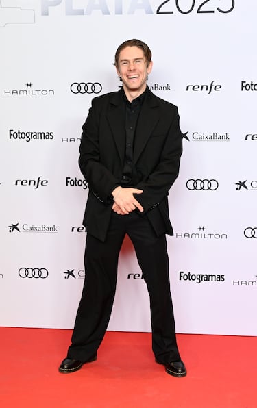 Patrick Criado durante la 76º edición de los premios Fotogramas.
