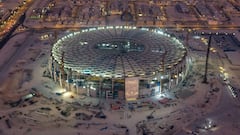 The Al Thumama Stadium exterior is now complete