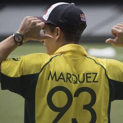 Marc Márquez: cita con el cricket y el 'skyline' de Melbourne