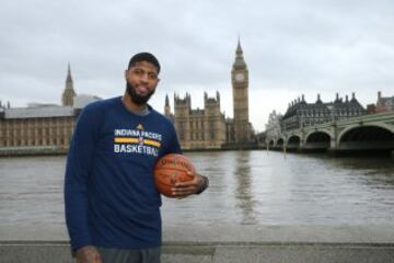 El jugador de los Indiana Pacers Paul George.