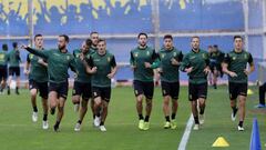 Entrenamiento de Las Palmas.