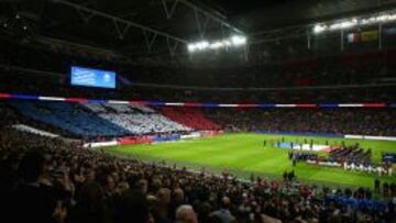 90.000 aficionados entonaron La Marsellesa en Wembley