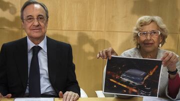 Carmena da luz verde a la cubierta del Santiago Bernabéu