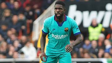 Umtiti, posible baja ante el Athletic por un juicio, según TV3