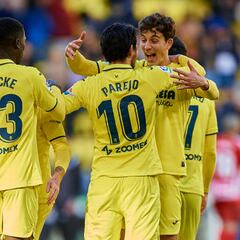 Aprobados y suspensos del Villarreal: Pau y Parejo sacan galones