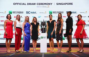 Las mejores tenistas del año deslumbran en Singapur