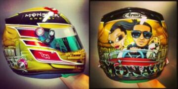 Casco Lewis Hamilton GP Mónaco 2013