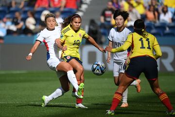 Mira las mejores imágenes del debut de la Selección Colombia en el Mundial Femenino de Australia y Nueva Zelanda ante Corea del Sur.